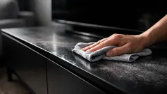 Tämä 3-vaiheinen niksi hidastaa pölyn kertymistä TV-tasolle ja hyllyille