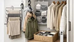 Kausivaihto ilman kaaosta: 4 apuvälinettä, joilla vaatekaappi toimii ympäri vuoden