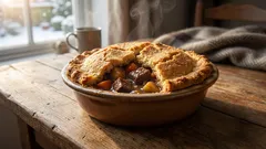 Tätä juustokuorrutettua naudanlihapattaa teemme koko talven – eikä siihen kyllästy koskaan