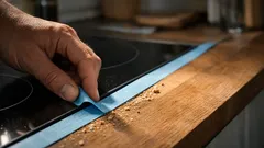 Maalarinteippi helpottaa rakojen siivousta: suojaa saumat ja vaihda teippi, älä jynssää