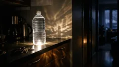 Sähkökatko kotona: tee hätälyhty pullovedestä ja puhelimen taskulampusta