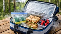 Pakasta tiskisieni ennen retkeä: toimii kylmäkallena ja tiskaussienenä samassa