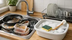 Näin tiskataan käsin nopeammin: 4 askeleen rutiini, joka säästää aikaa ja vettä