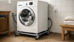 Älä laita pesukonetta pyöräalustalle – näin se voi lähteä “kävelemään” linkouksessa