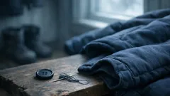 Ompelutemppu: nappi kiinni ilman näkyvää solmua ja nurja puoli jää siistiksi